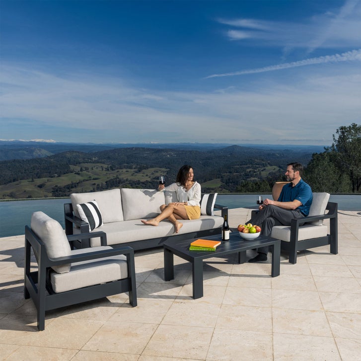 MoDe Terrassa 4-piece Outdoor Patio Deep Seating Set | Costco