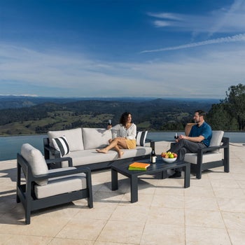 MoDe Terrassa 4-piece Outdoor Patio Deep Seating Set | Costco