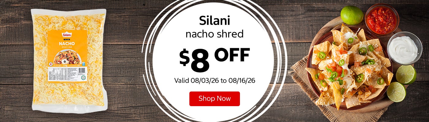 Silani nacho shred $8 OFF Valid 08/03/26 to 08/16/26 Shop Now 