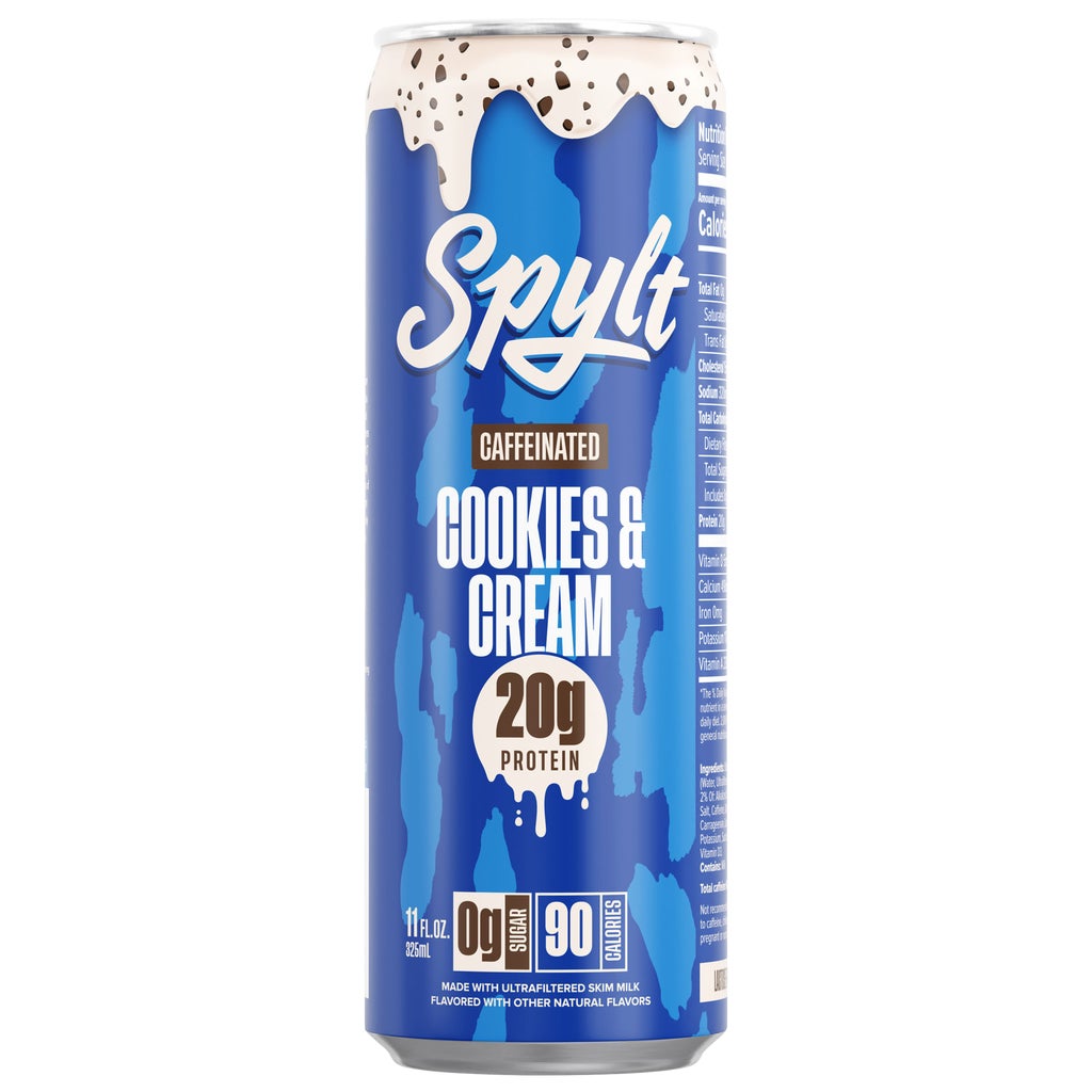 Spylt Caffeinated Protein Milk, Cookies & Cream, 11 fl oz, 15