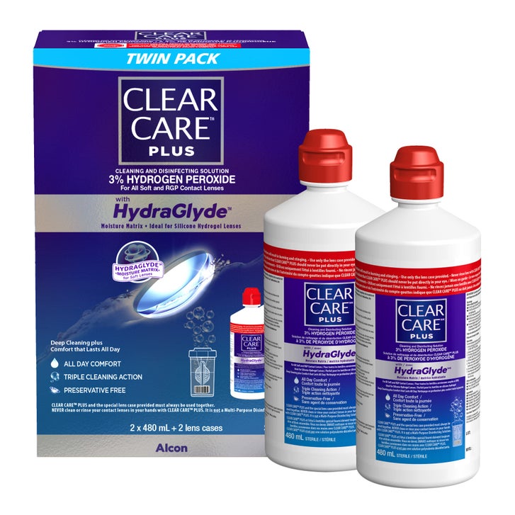 Clear Care Plus with HydraGlyde - 2 x 480 mL | Costco