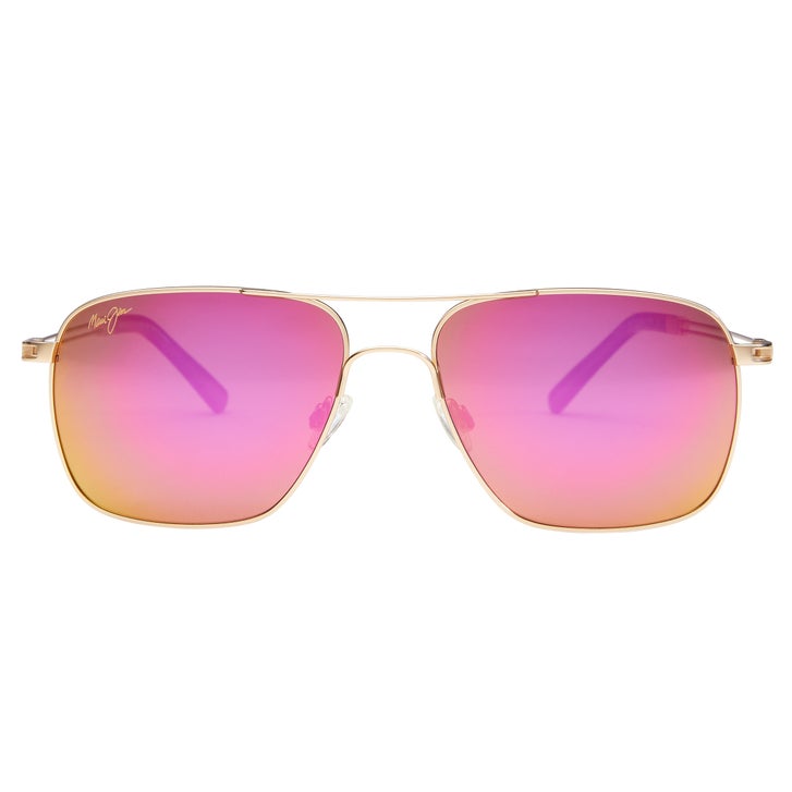Maui Jim Haleiwa P328-16A Satin Gold Maui Sunrise Polarized