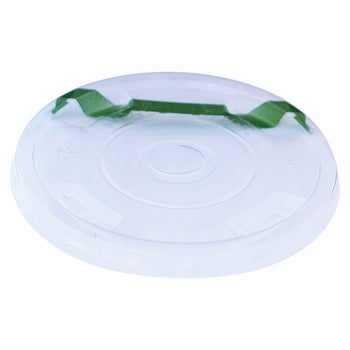 World Centric Compostable Plastic Cold Cup Lids, 9-24 oz, 200 ct