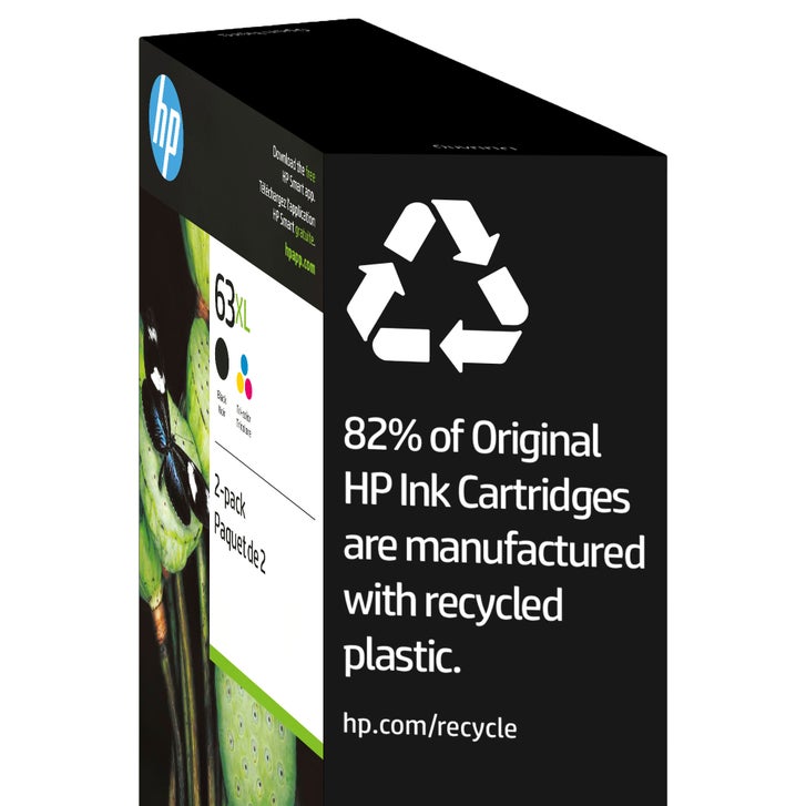 HP 63XL High Yield Ink Cartridge, Black & Tri-Color, Combo Pack
