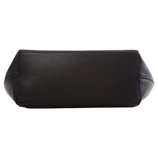 Coach Pebbled Taylor Tote, Black | Costco