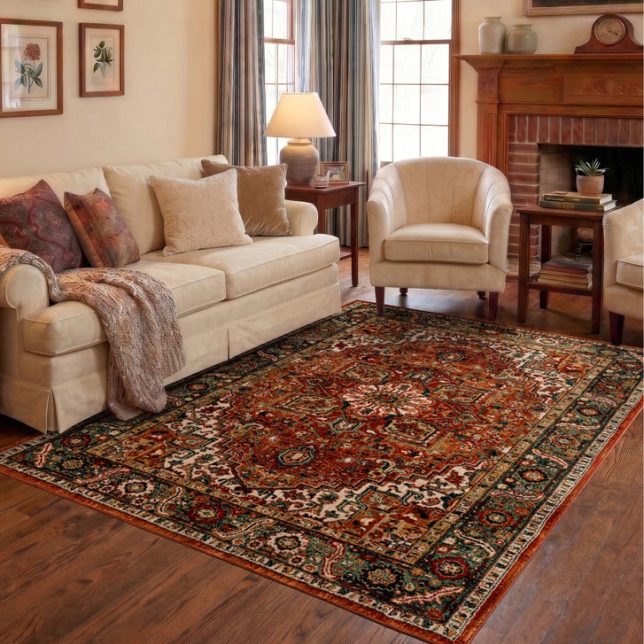 Mohawk Home Spice Market Area Rug, Saffron Spice, 5'3