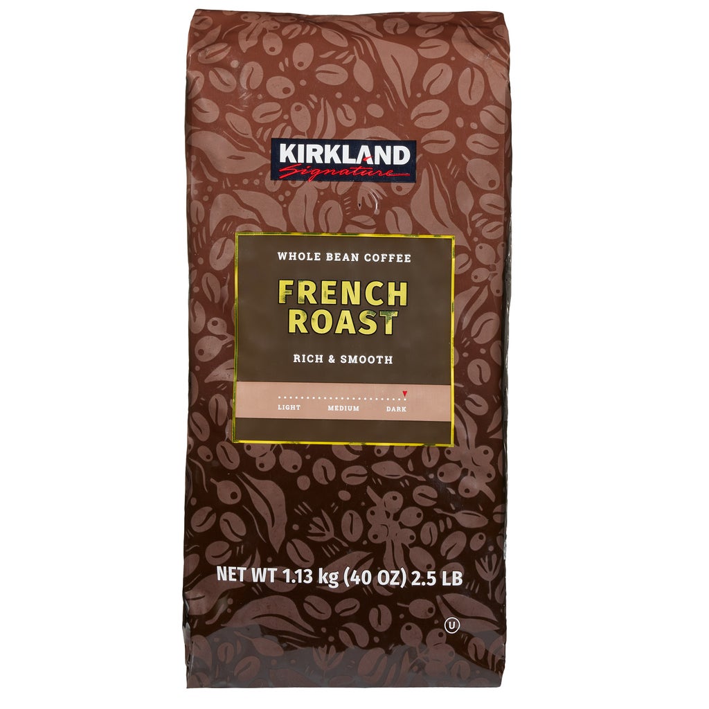 Kirkland Signature Whole Bean Coffee, French Roast, 2.5 lbs | Costco