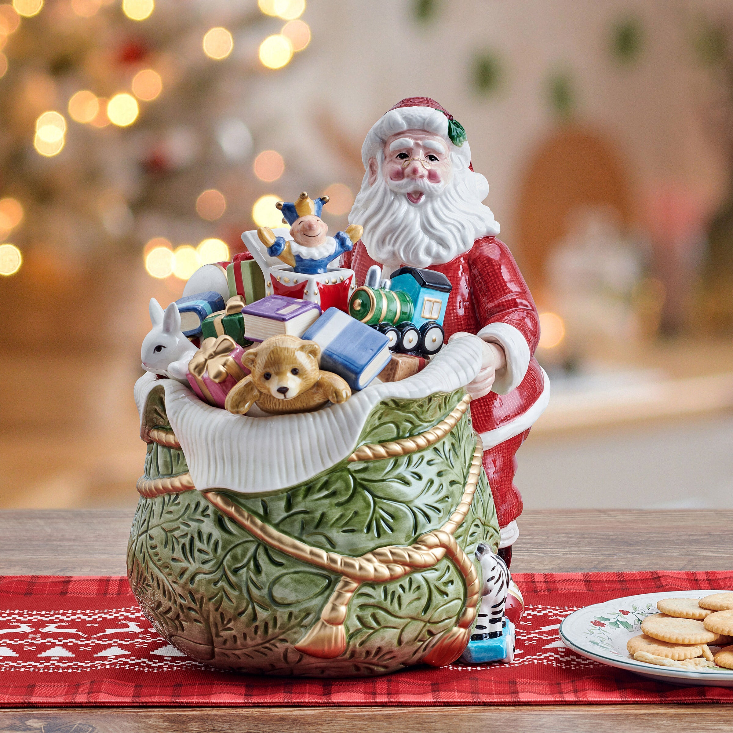 Fitz and Floyd St. Nicholas Cookie Jar | Costco