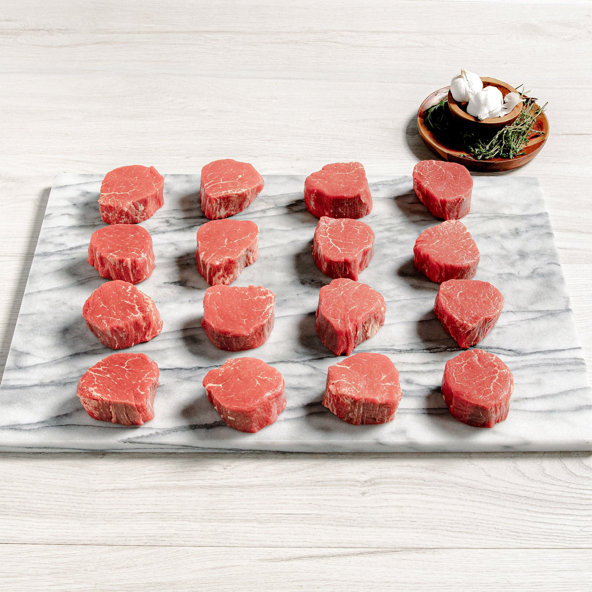 Rastelli's USDA Choice Black Angus Filet Mignon (16/5 Oz. Per Filet Mignon), 16 Total count, 5 Lbs. Total