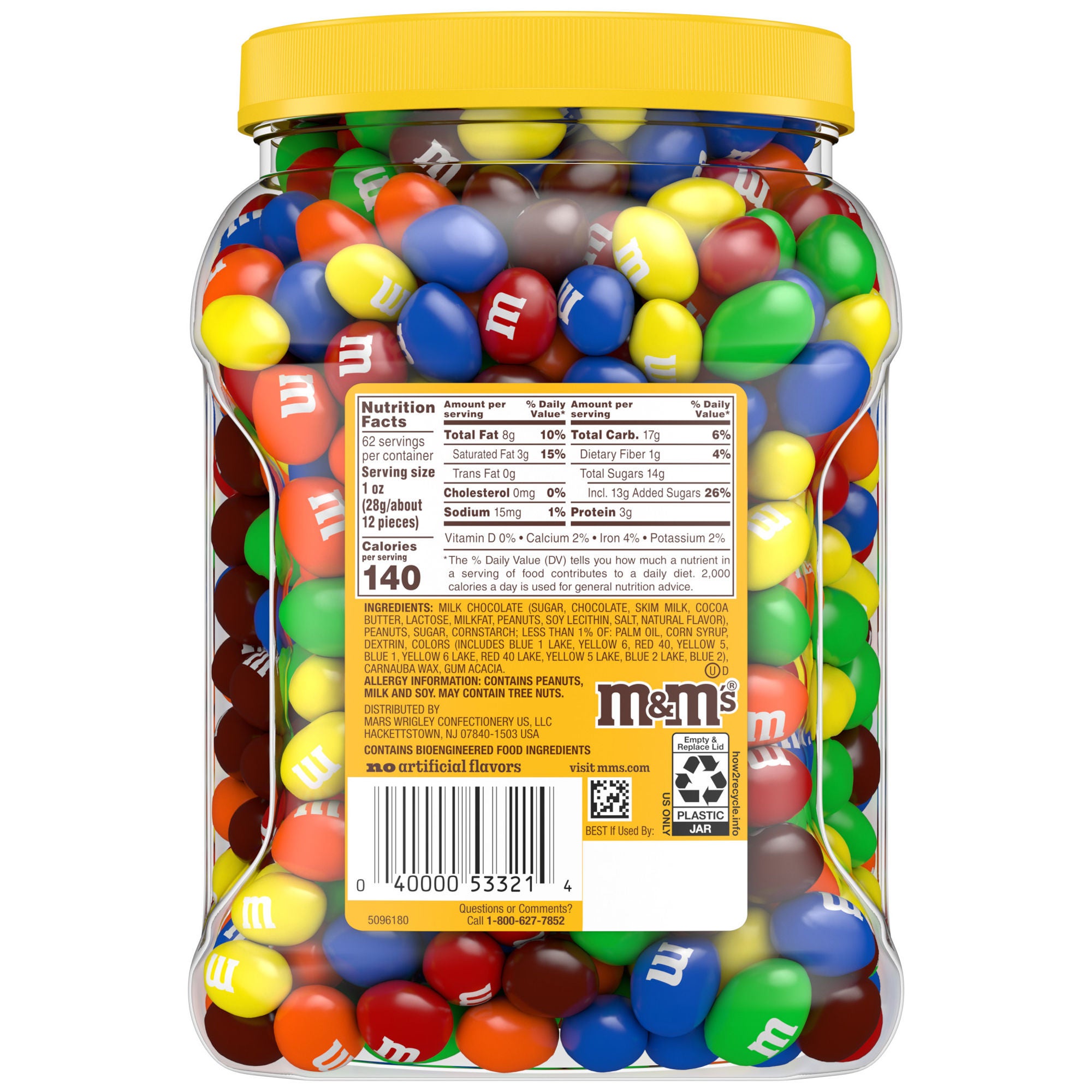 M&M'S Peanut Chocolate Candy, 62 oz | Costco