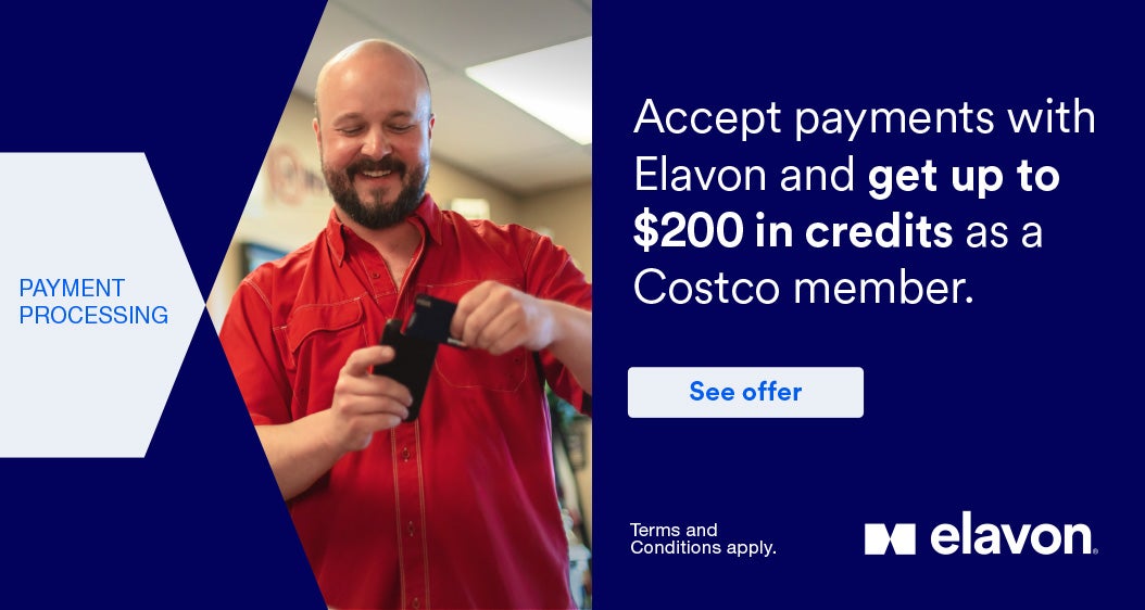 Payment Processing. Accept payments with Elavon and get up to $200 in credits as a Costco member. Terms and Conditions apply. See offer