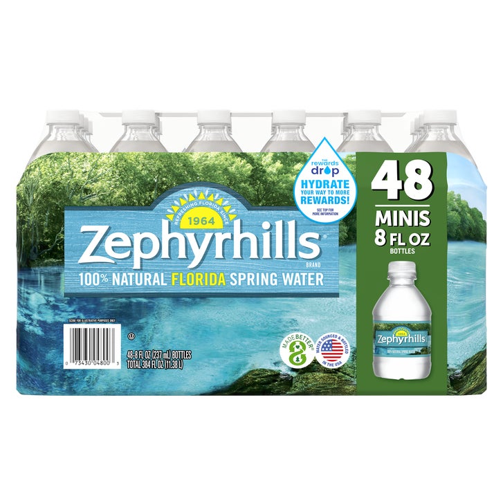 Zephyrhills Natural Spring Water, 8 oz, 48 ct | Costco
