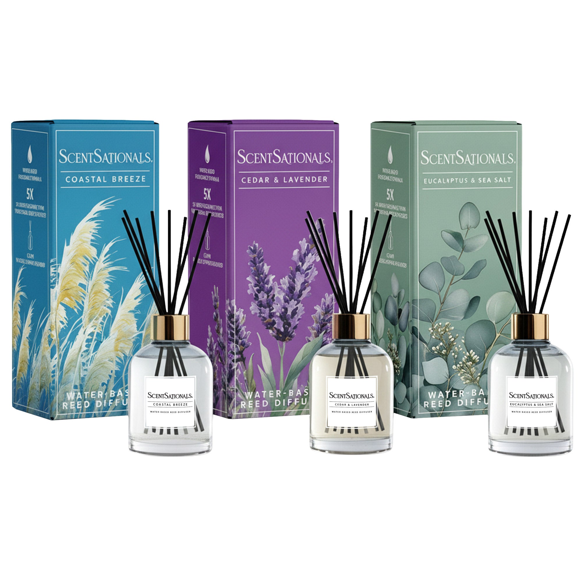 ScentSationals 3-piece Reed Diffuser Set | Costco