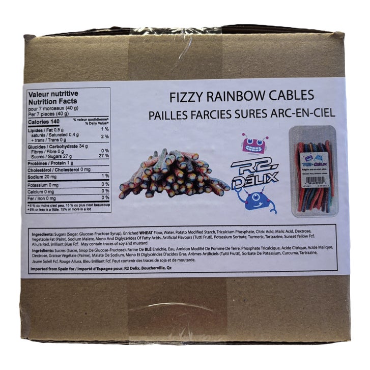 R2-Delix Fizzy Rainbow Cables, 12 x 260 g | Costco
