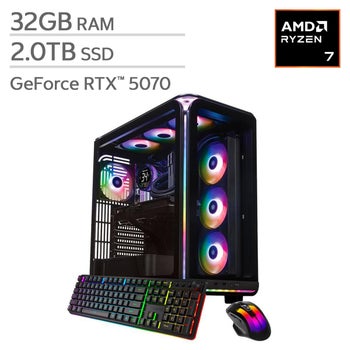 Skytech Legacy 4 Liquid Cooled Gaming Desktop - AMD Ryzen 7