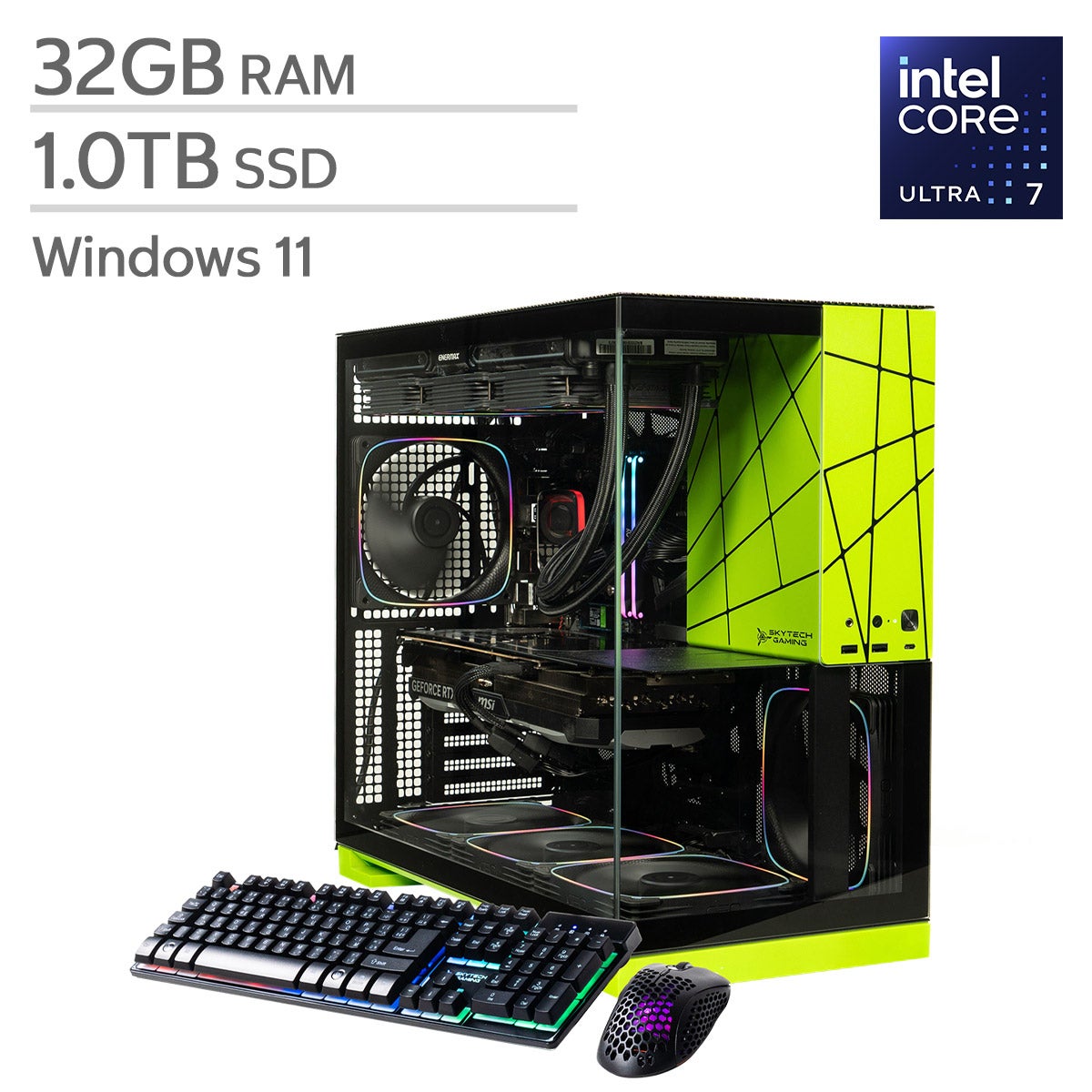 Skytech Viper Gaming Desktop, Intel Core Ultra 7 265K - 32GB RAM