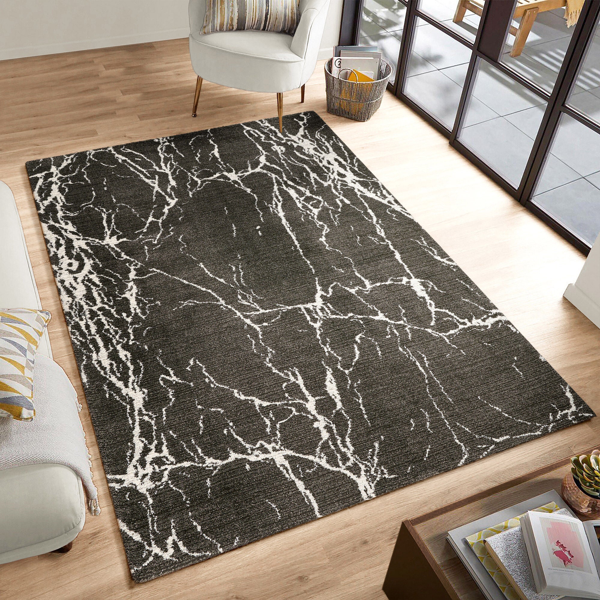 Foxwood Cozy Area Rug Collection, Radley Charcoal | Costco