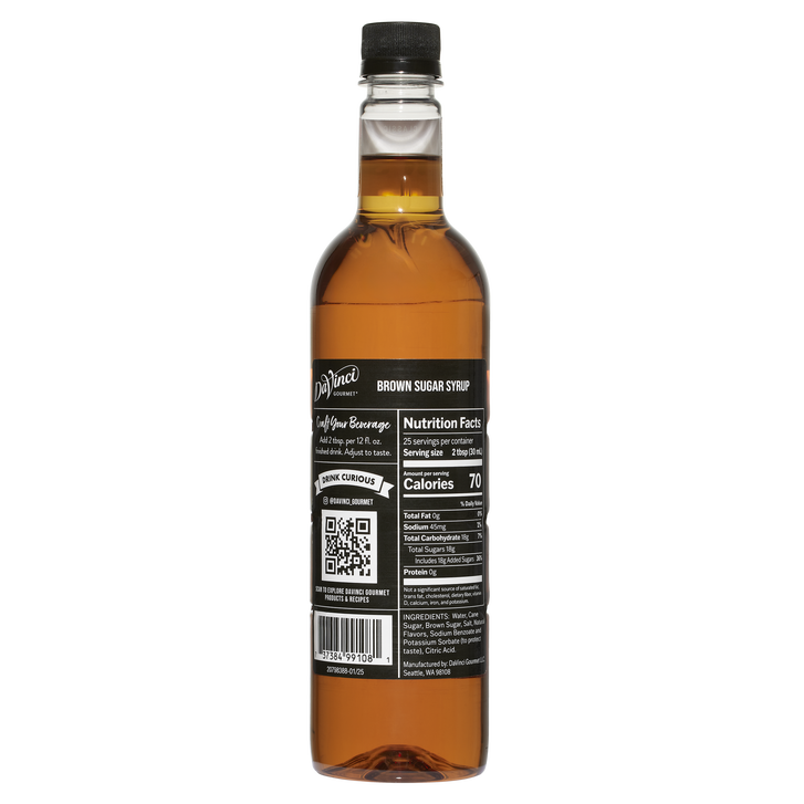 DaVinci Gourmet Classic Syrup, Brown Sugar, 25.4 fl oz | Costco