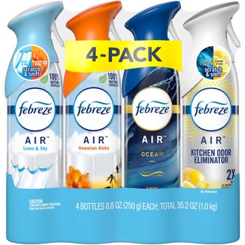 Febreze Air Refresher, Variety Pack, 8.8 oz, 4 ct