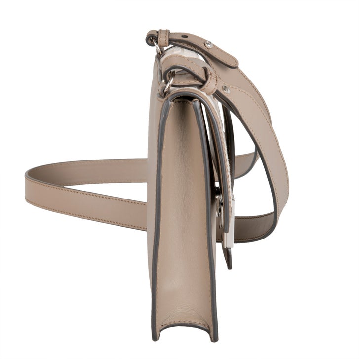 Fendi Flat Baguette Shoulder Bag, Beige | Costco