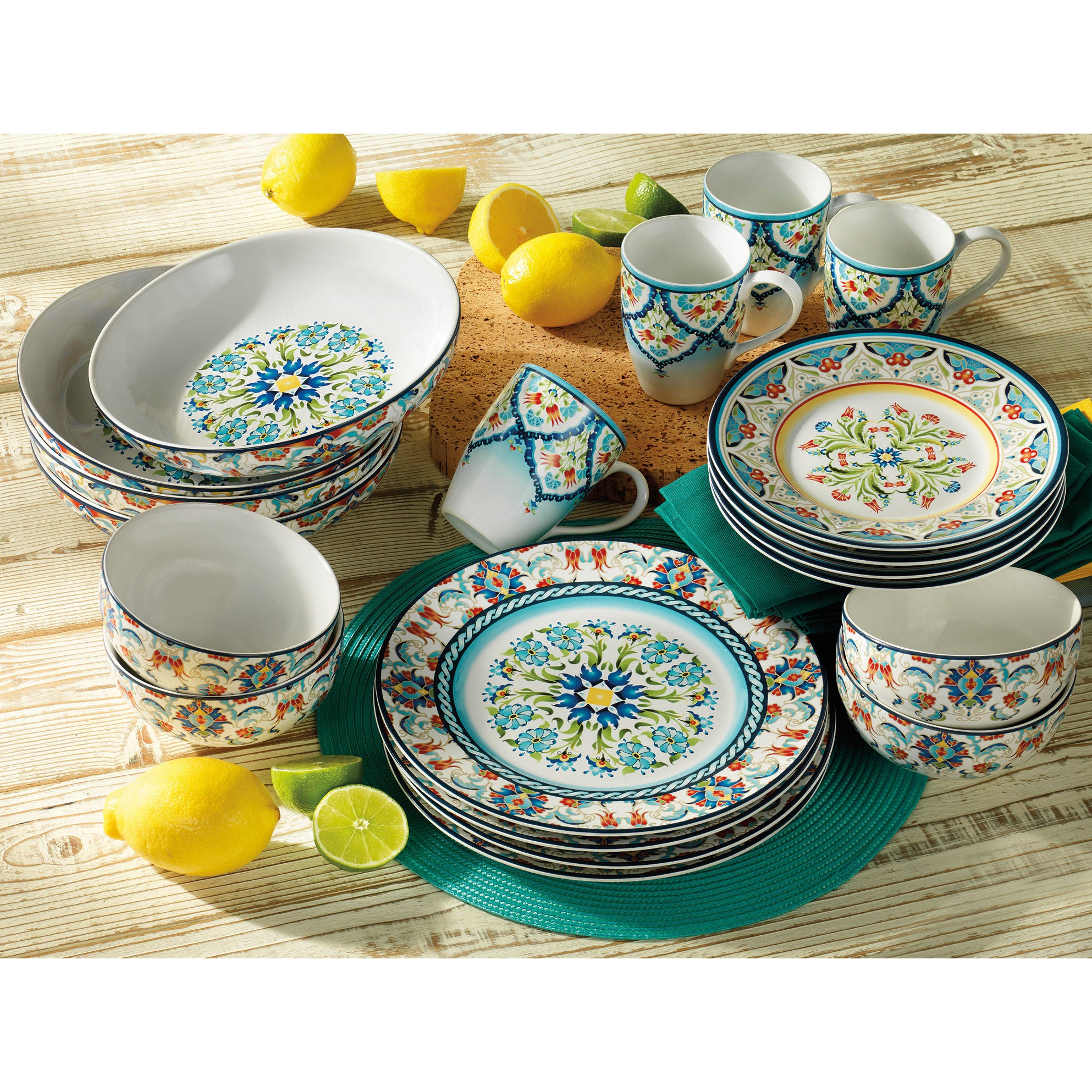Tunisia 20-piece Porcelain Dinnerware Set | Costco
