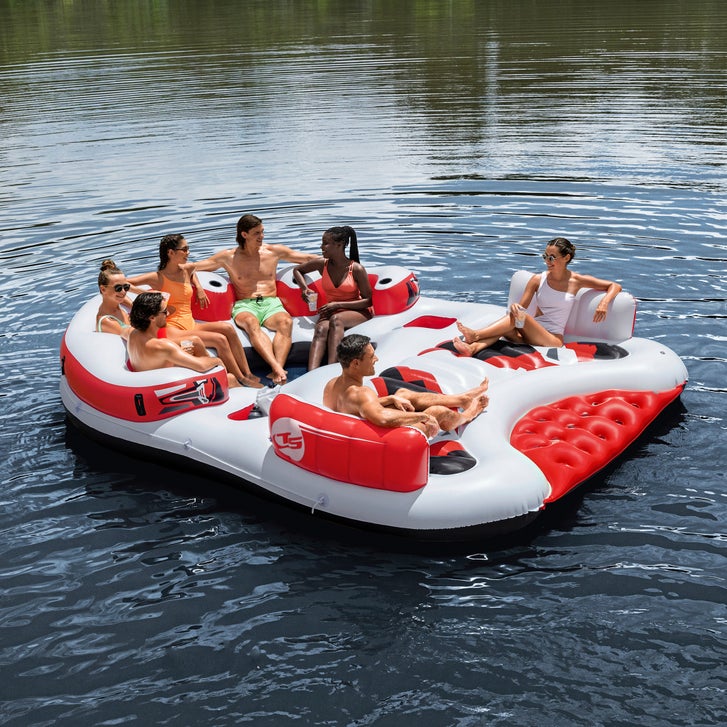 Tobin Sports Seas the Day Inflatable Island with Sunshade | Costco