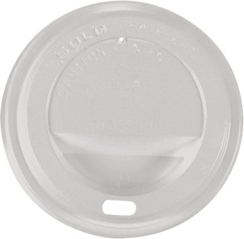 Solo Traveler Hot Cup Lids, 8 oz, 500 ct