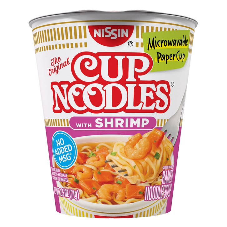Nissin Cup Noodles, Shrimp, 2.5 oz, 24-count | Costco