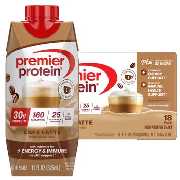 Premier 30g Protein PLUS Energy and Immune Support Shakes, Cafe