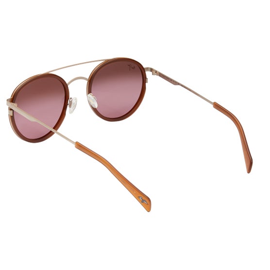 Maui Jim Even Keel RS534-16R Rose Gold Coconut Matte Brown