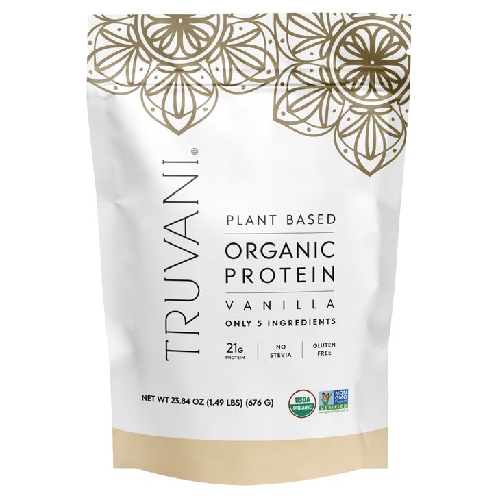 Truvani 21g Organic Plant Based Protein Powder, Vanilla, 1.49 lbs | Costco