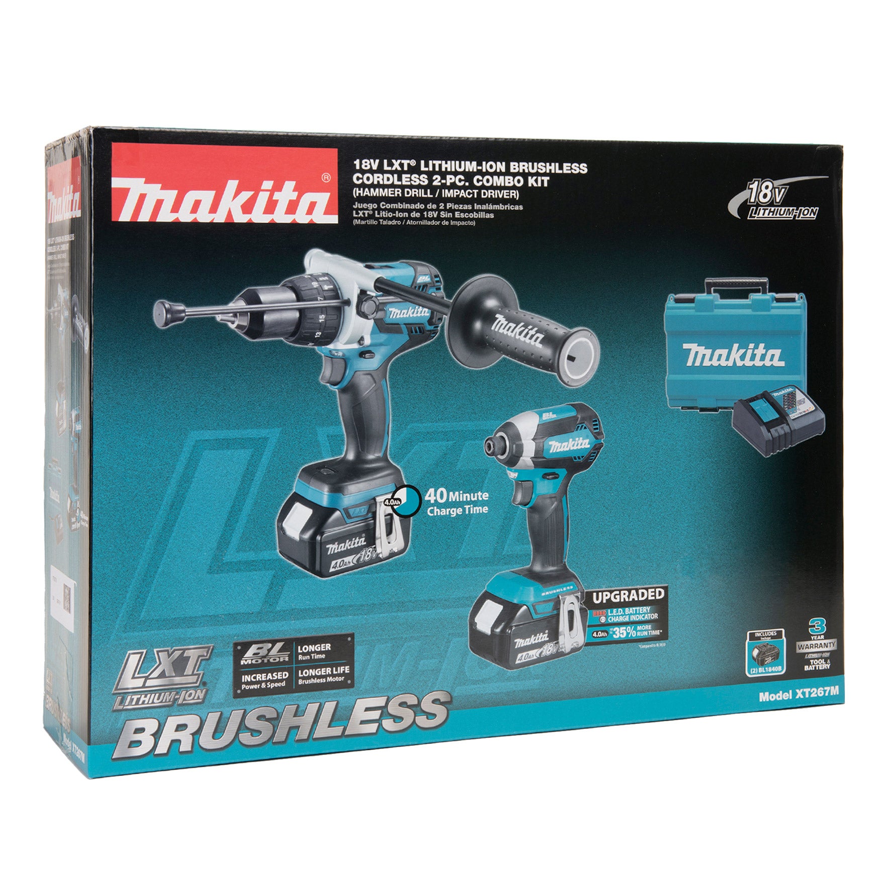 Makita XT267M Cordless Combo Kit | Costco