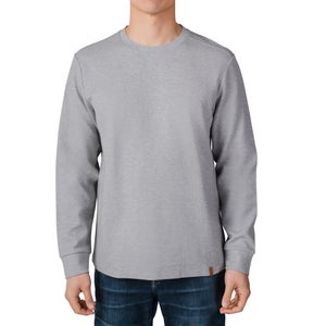 Benetton Men's Long Sleeve Crew Neck Twill Shirt