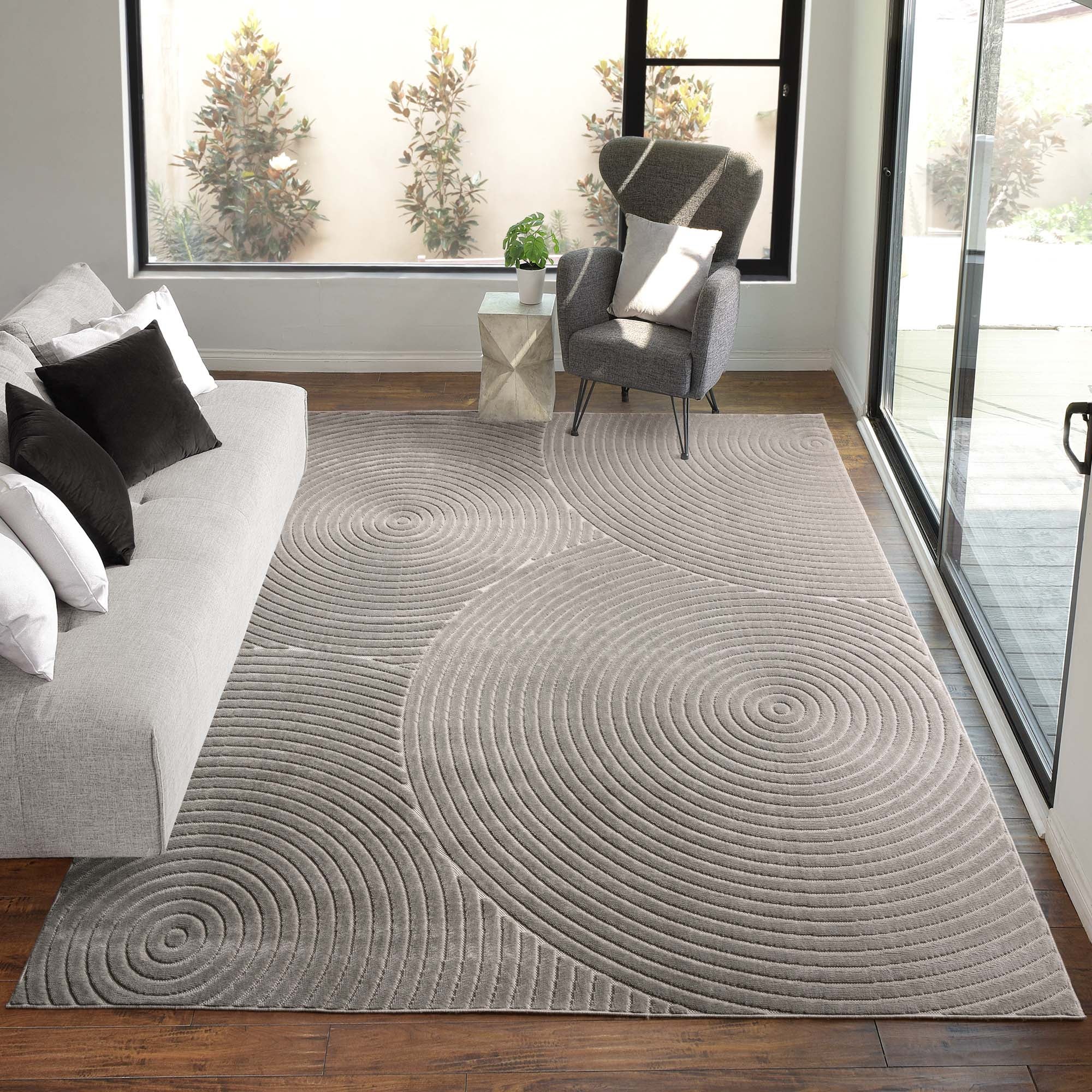 メゾンドファミーユ　グリンゴチェスター　ヴィンテージグレー① Camden Rug Collection, Giyu Grey | Costco