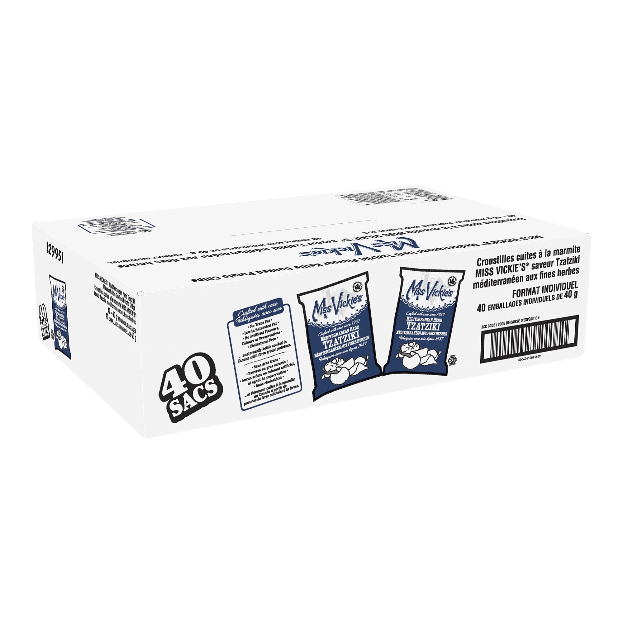 Miss Vickie's Mediterranean Herb Tzatziki, 40 x 40 g | Costco