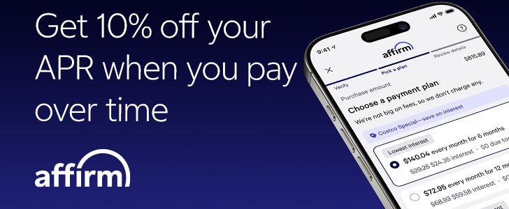 get 10% off your APR when you pay over time