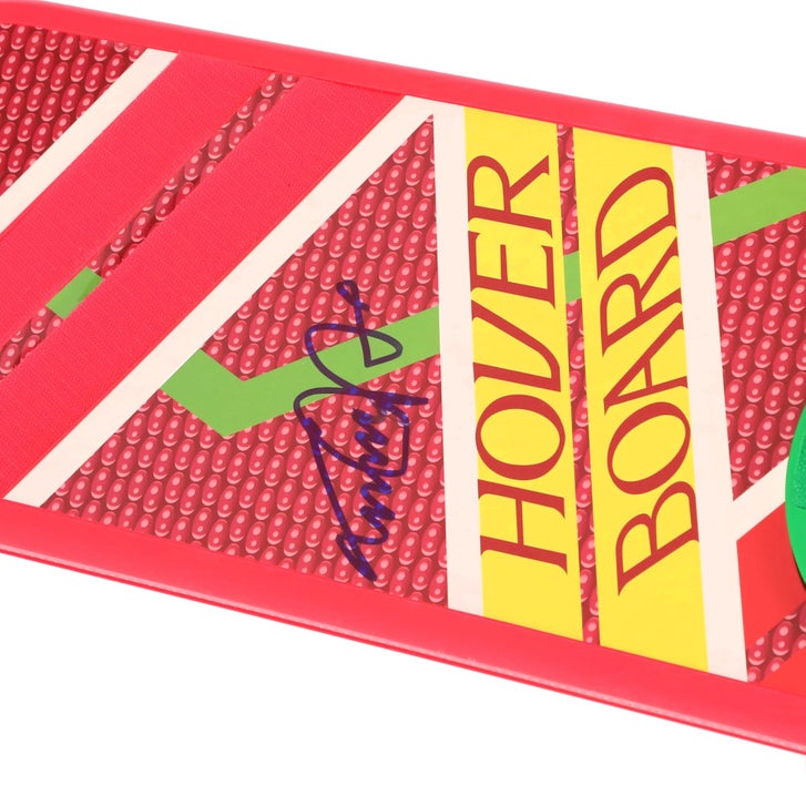 Michael J. Fox Autographed Back to the Future Replica Hoverboard