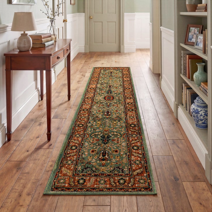 Mohawk Home Spice Market Runner Rug, Mariah Aquamarine, 2' x 8