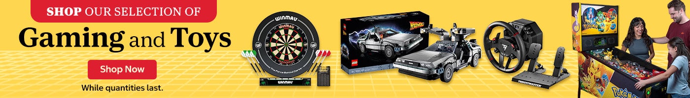 Shop our Selection of Gaming and Toys. Shop Now. While quantities last.