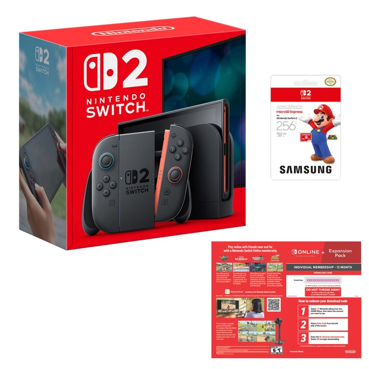 Nintendo switch セット プロコン、512GBSDカード付き Nintendo Switch 2 + NSO + Memory Card Bundle | Costco
