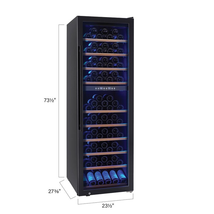 Wine Enthusiast Vinotech 190-bottle Dual Zone Wine Cellar