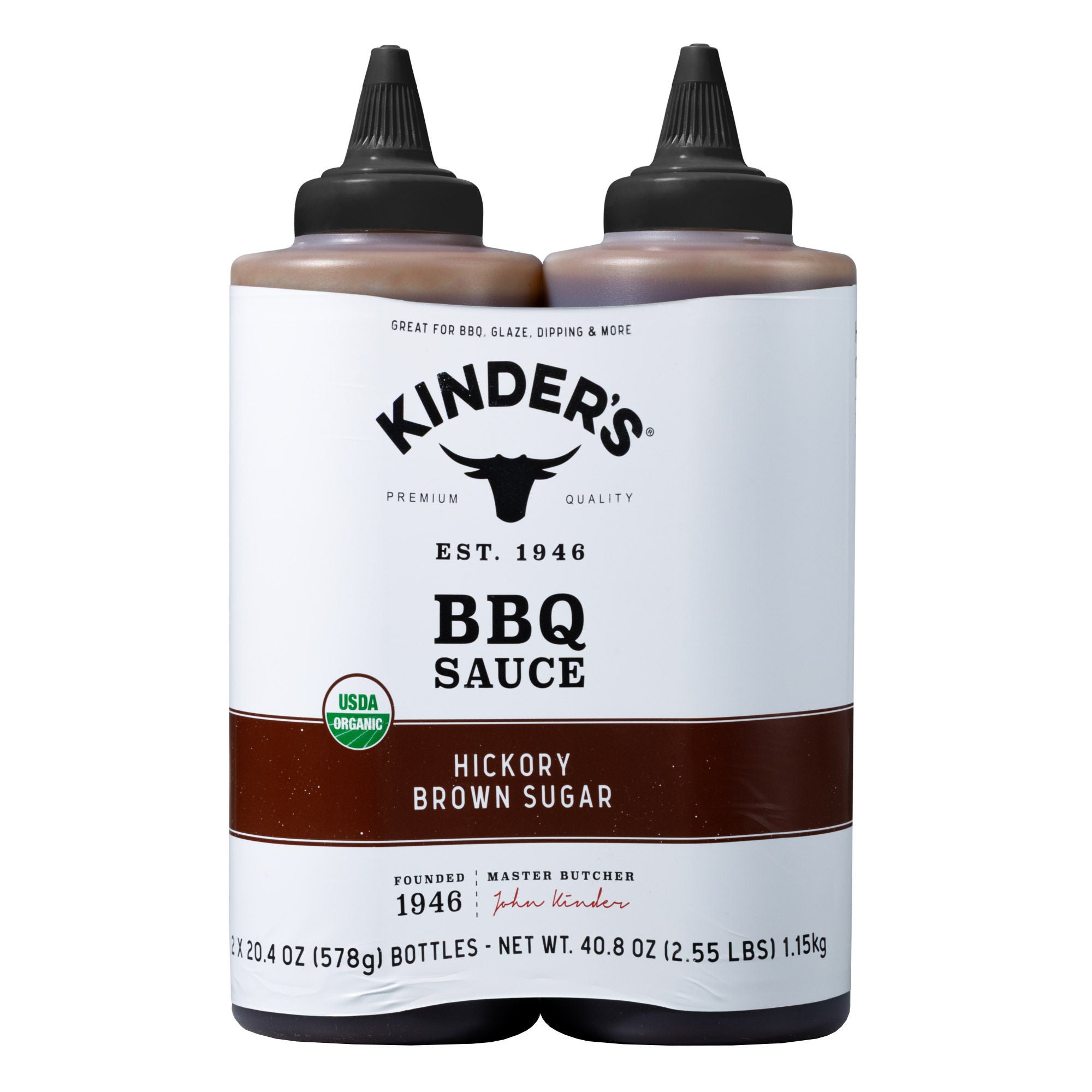 ORGANIC KINDER'S HICKORY BBQ SAUCE 2 PACK 20.4 OUNCES EA