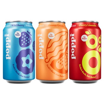 Pepopa　エックスショット7種類セット、※ジャンク扱い　大量セット poppi Prebiotic Soda, Variety Pack, 12 fl oz, 18 ct | Costco