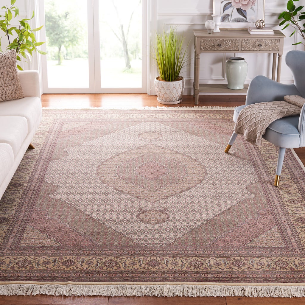 Safavieh Tabriz Herati Hand Knotted Area Rug | Costco