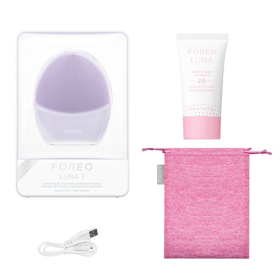 FOREO LUNA 3 Facial Cleansing & Firming Massage Device, + 0.67 fl