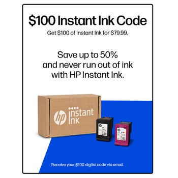 HP Instant Ink $100 Prepaid Card for $80 + email delivery