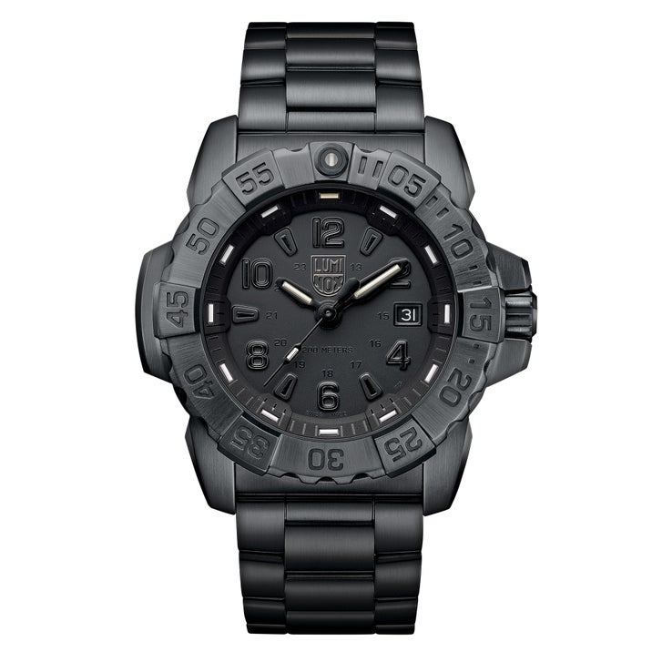 Luminox Navy Seal Blackout Stainless Steel Men's Watch, 45mm | Costco