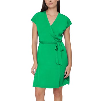 Nicole Miller Original Women's Faux Wrap Dress