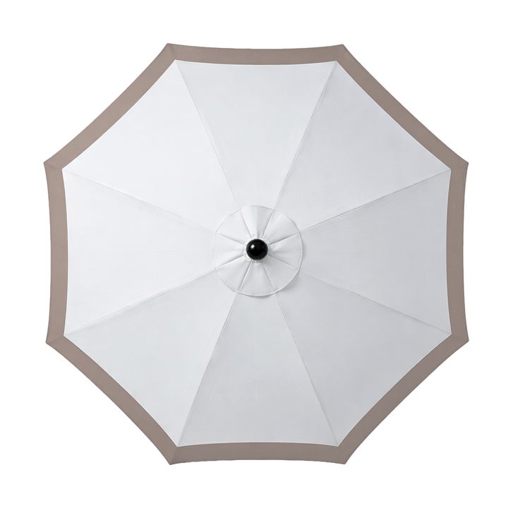 Sunvilla 11' Border Stripe Market Umbrella | Costco