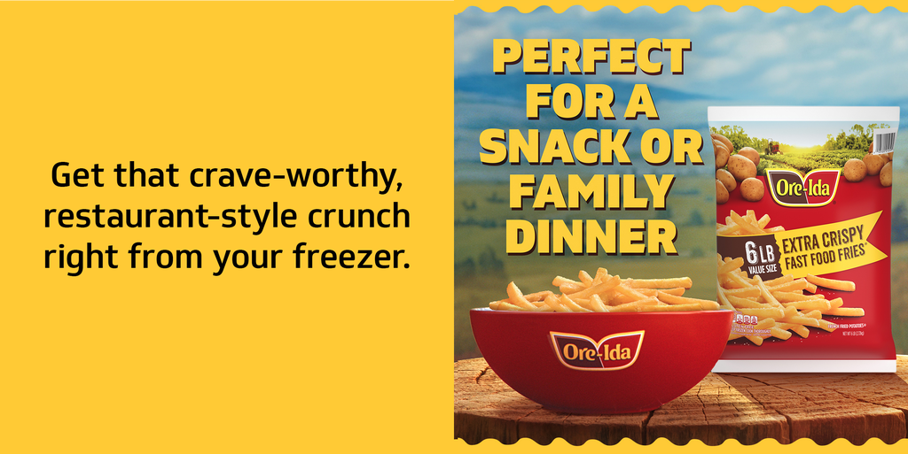 Get that crave-worthy, restaurant-style crunch right from your freezer. Perfect for a snack or family dinner